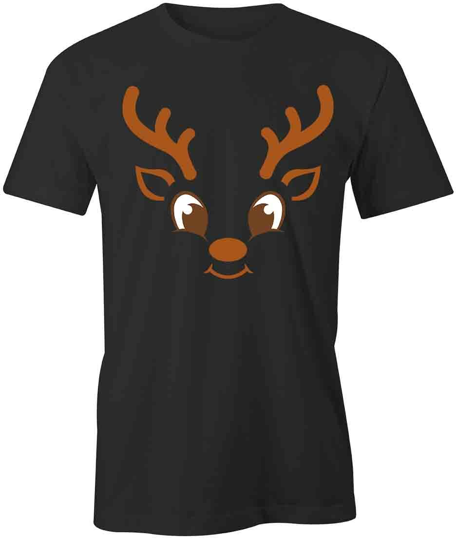 REINDEER TShirt Tee Short-Sleeved Cotton CHRISTMAS CLOTHING S1BSA644 XXXXL