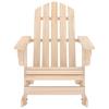 Vidaxl Garden Adirondack Rocking Chair, Solid Fir Wood