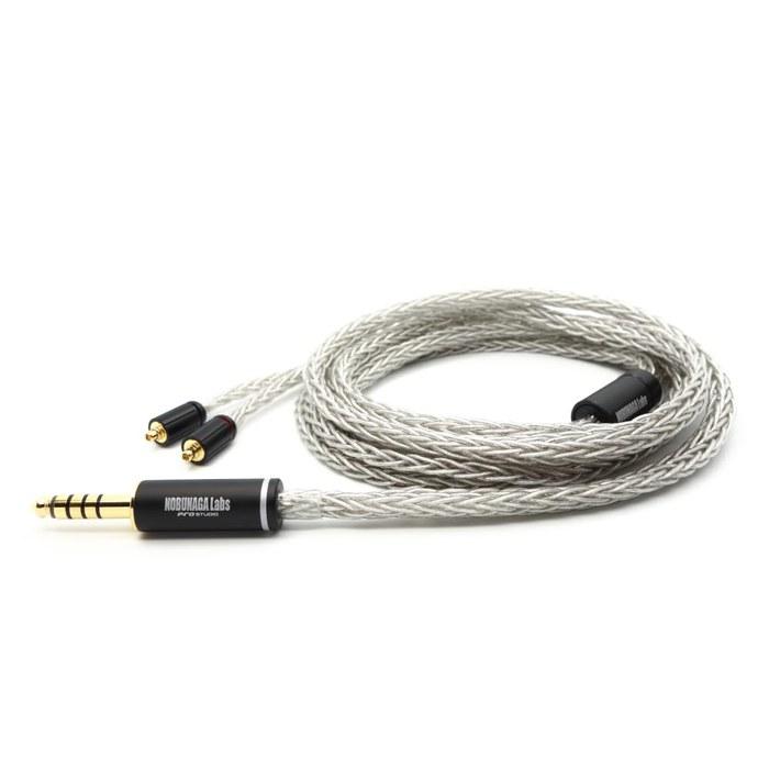 [Nobunaga] Labs VISION Tamato Extreme 4.4mm 5-Pole Balanced/MMCX Connector 16-Core Palladium Plated NLV-GYT-KWM 120cm