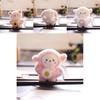 Cute Plush Animal Keychain Fluffy Sheep Pig Dog Monkey Rabbit Soft Bag Charm