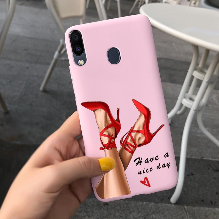 Cute Cartoon Cover For Samsung Galaxy M20 Phone Case For Samsung M20 2019 Soft Cover for Samsung Galaxy M20 M 20 SM-M205F Bumper