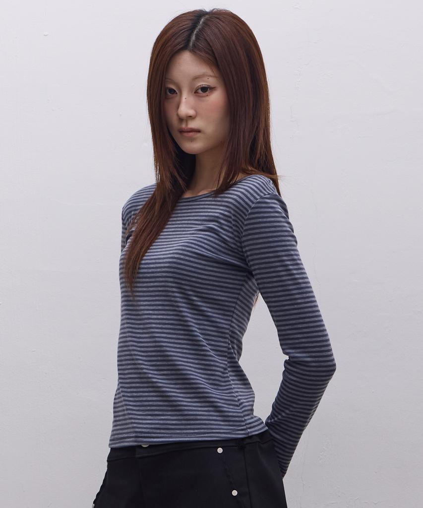 Ebeulisi 23 Logo Long Sleeve (Deep Blue)