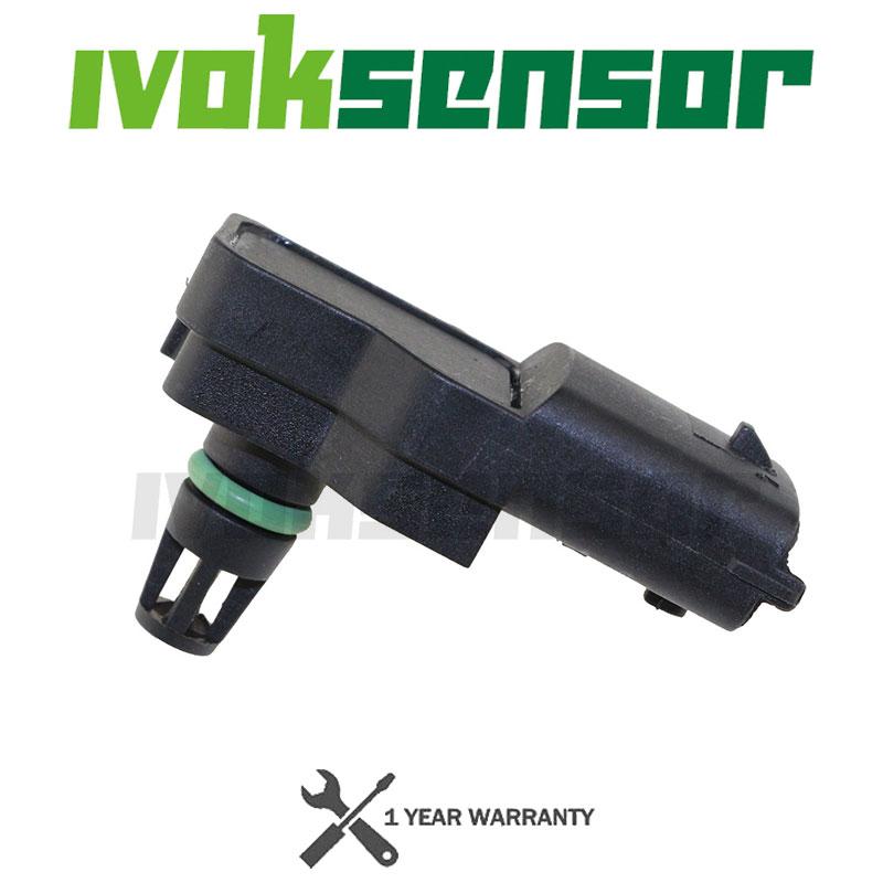 504064370 2.5Bar MAP Pressure Sensor 0261230042 Fits FIAT OPEL VAUXHALL IVECO Fits PORSCHE 911 SAAB New 0261230283 7.18222.12.0