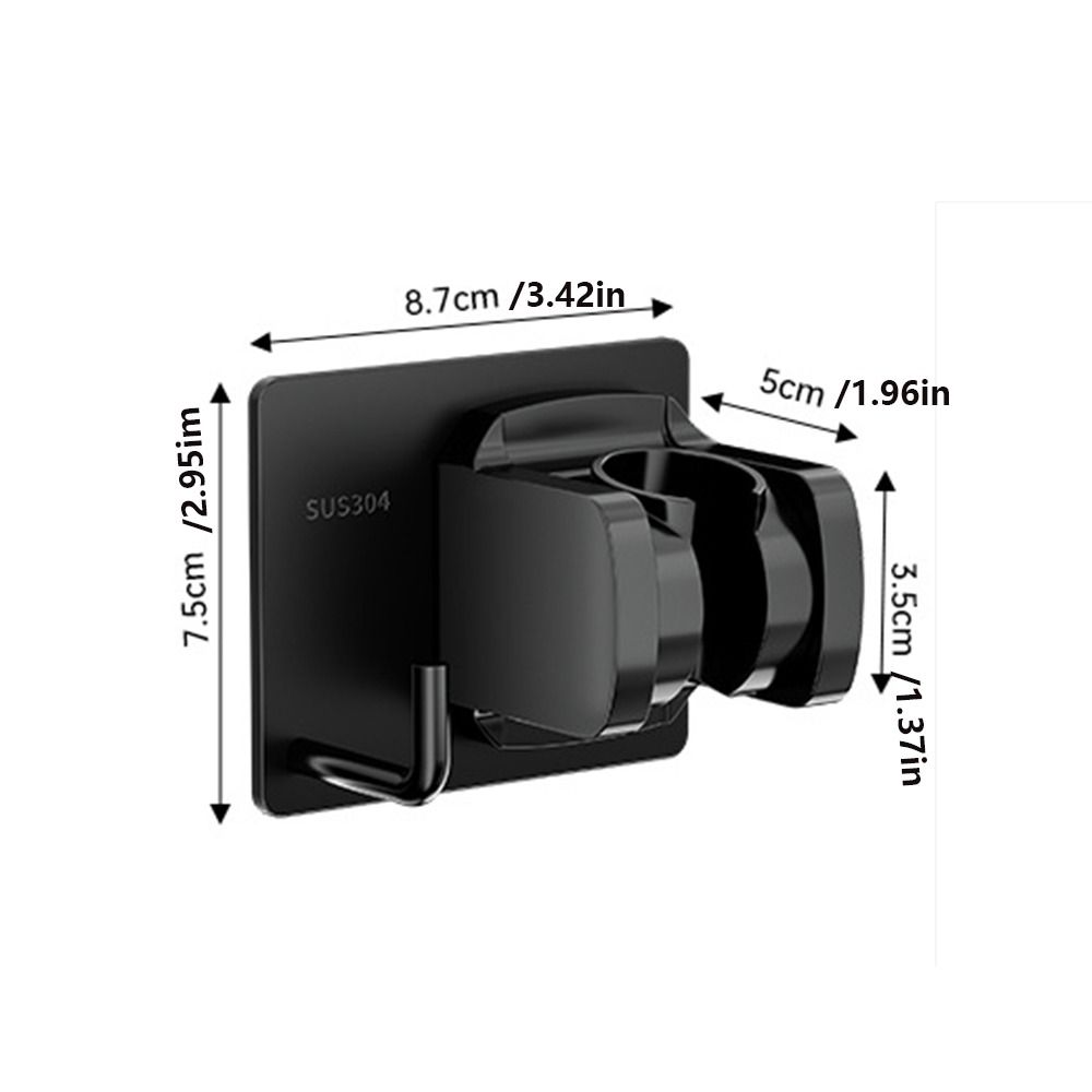 Universal Shower Head Holder Wall Mounted Bathroom Shower Bracket Showerhead Bracket  Shower