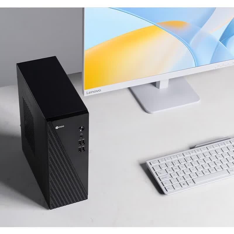 Lenovo LaiKu 310 Mini Desktop PC with 27-inch 4K Monitor (CN version)