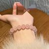 2025 Luxury Rose Quartz Bracelet for Women - Elegant Crystal Niche Gift