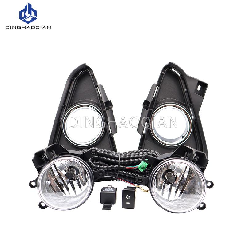 Fog Light Headlight for TOYOTA RAV4 RAV 4 2016 2017 2018 Fog Lamp Cover Grill Frame Foglights Driving Lamp