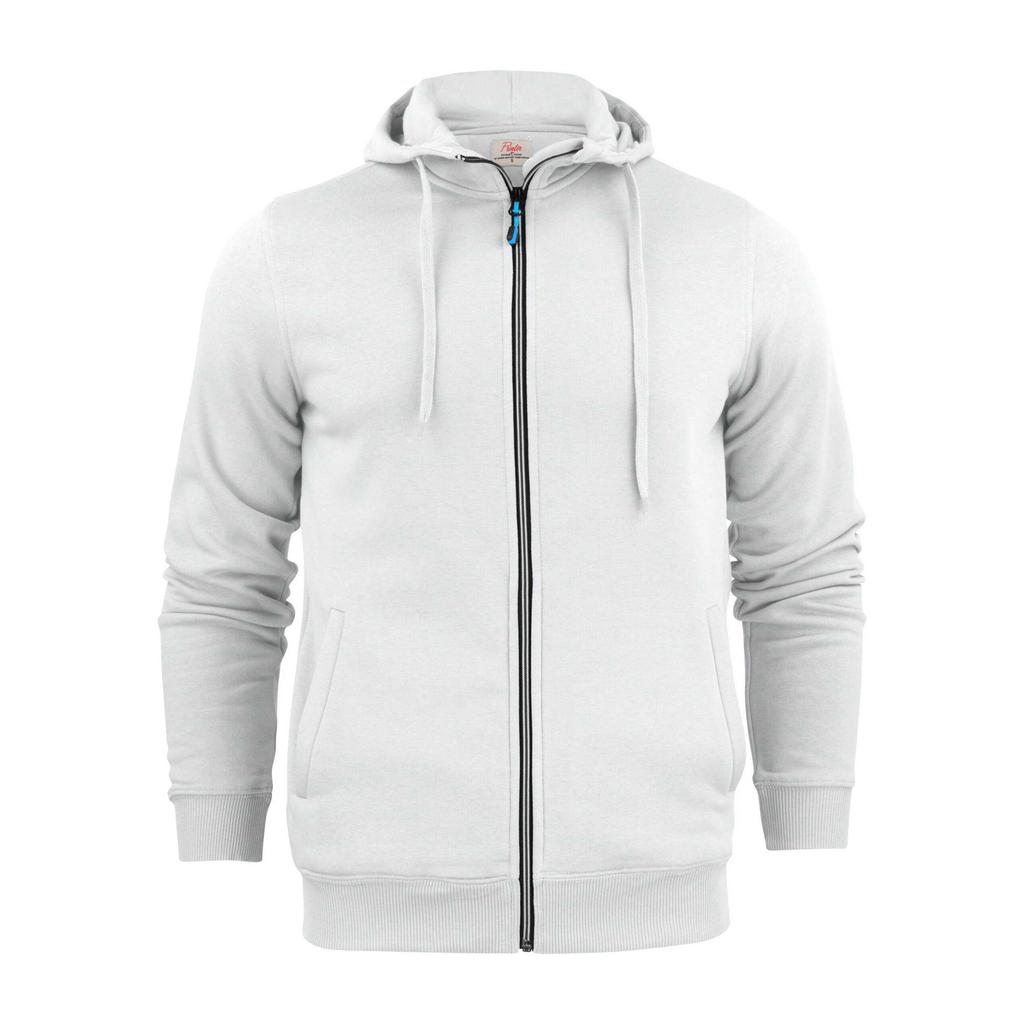 Printer Mens Plain Full Zip Hoodie