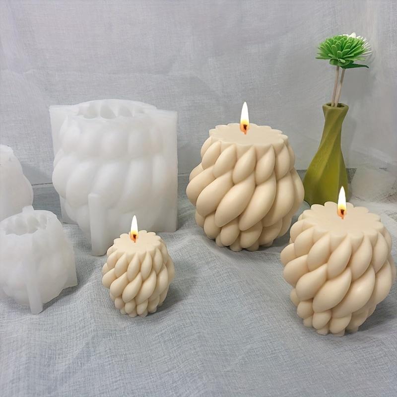3D Geometrische Wirbel Regentropfenform Silikonform - Harz Kerzenform für DIY Epoxidharz, Wachs, Polymer Clay