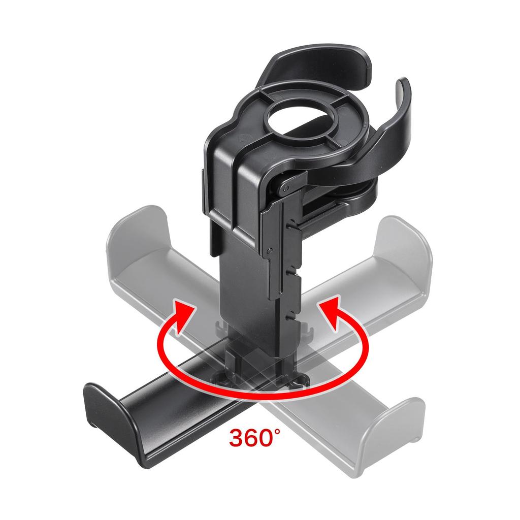 Sanwa Supply Headphone hook with drink holder PDA-STN71BK