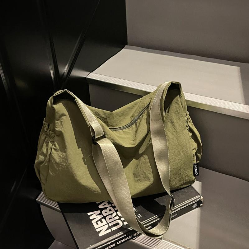 Nylon Sport Crossbody Bag Men's And Women's Large Capacity Tote Bag Commuter Shoulder Bag