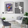 Skandinavische Einfache Wandkunst Freier Geist Verzerrte Realität Leinwand Ölgemälde Poster Drucke Heim Schlafzimmer Wohnzimmer Dekoration