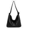 Internet Celebrities Ins Large-capacity Bag Women's 2025 Autumn and Winter New Soft Leather Solid Color Tote Bag Women's High-end Shoulder Bag