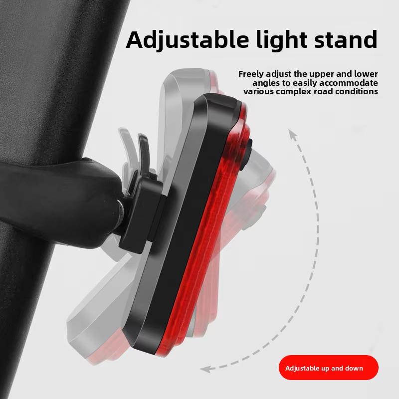 Rear Bike Tail Light USB Rechargeable Ultra Bright Taillights Fit On Bicycle Easy To Install for Cycling Safety Bicycle Light
