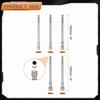3-15pcs Nut Driver Drill Bit Set 5.5-19mm Metric Impact Socket 1/4" Hex Shank 6" (150mm) Extra Long Magnetic 6-Point Sockets