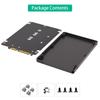 M.2 NGFF Msata SSDs zu SATA3.0 2,5-Zoll M.2 SSDs Konverter Riser-Kartenadapter für 2230 2242 2260 PC-Laptop-Add-On-Karte 6 Gbit/s