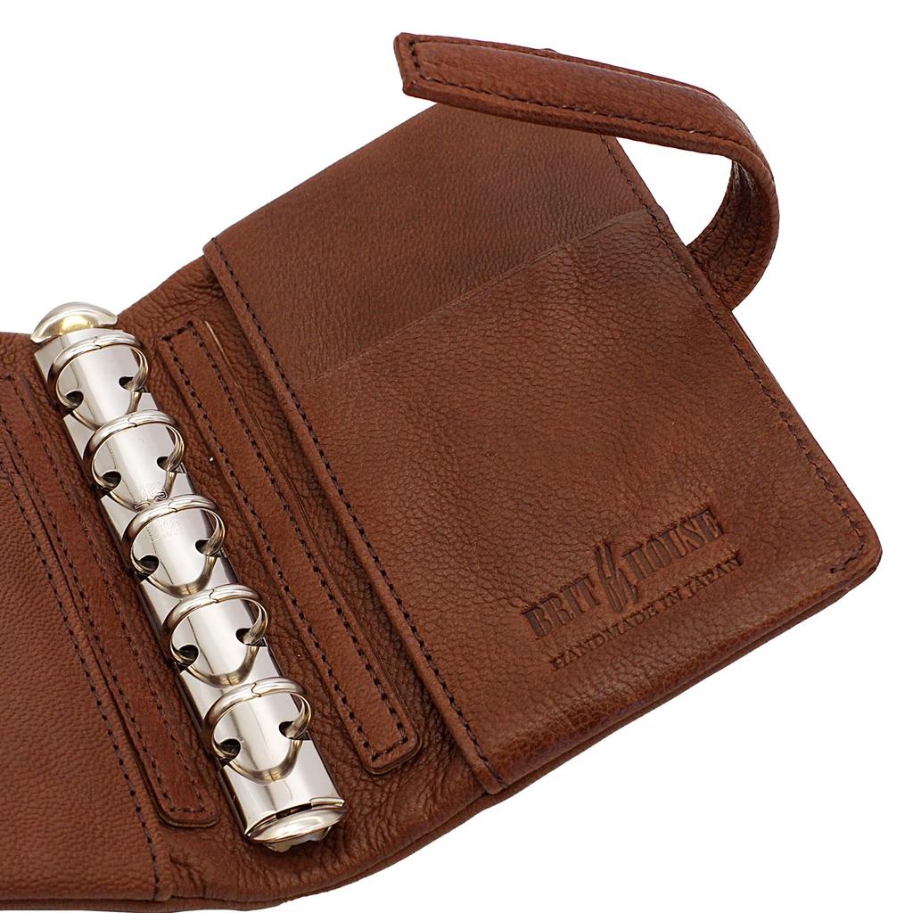 Tostagoat Mini 5 13mm System Notebook Popular [Dark Brown] TG-5013-DB