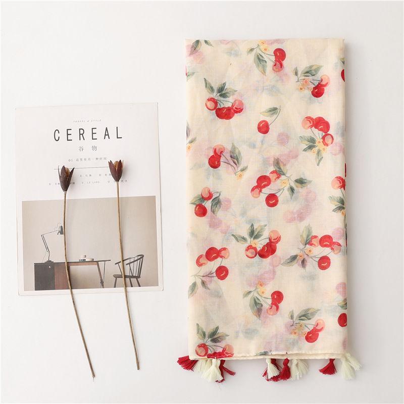 Schal für Damen im Frühling und Herbst, dünner Stil, schöner Sonnenschutz, Touristen-Strandtuch, großer Schal