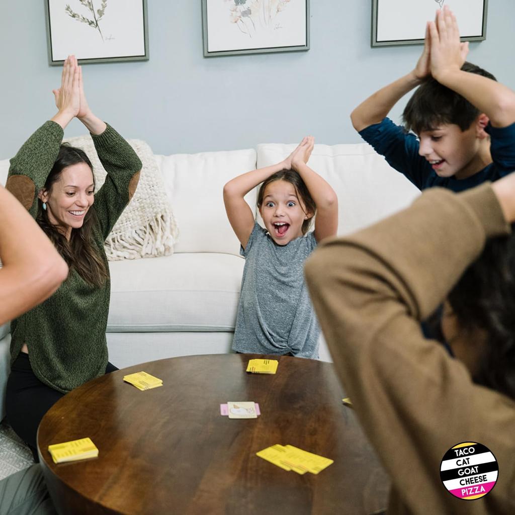 Taco Gatto Capra Formaggio Pizza Carta Estremamente Divertente per Gioco di Gruppo in Famiglia