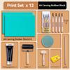 3mm Soft Carving Rubber Block Printmaking Stamp Blocks Kit Sheet A3/A4/A5 Printing Board Plate Making Linoleum Art Starter Tool