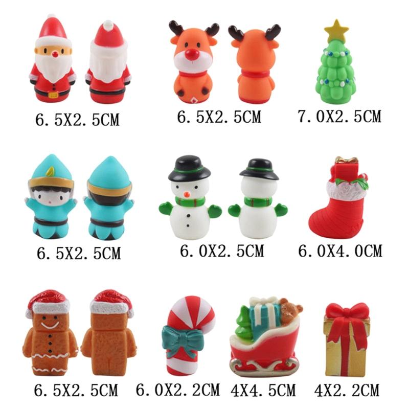 Festival Finger Puppets Toys Small Christmas Finger Hood Kids Toys Novelty Vinyl Festival Gifts