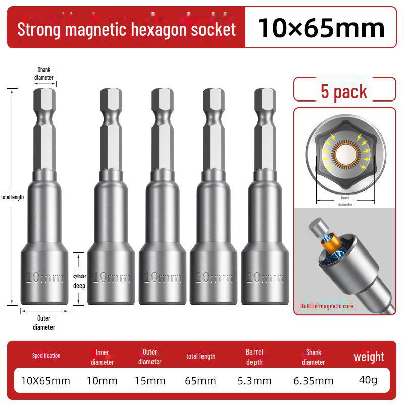 Dane Tools Magnetischer Inbusschlüssel und selbstschneidender Schraubendreher-Bohrersatz