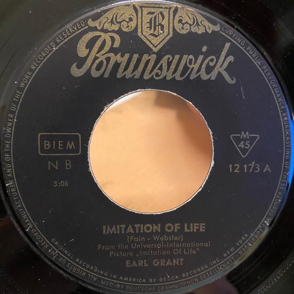 

7inch Record EARL GRANT Imitation Of Life Last Night 12173 BRUNSWICK 1959 Germany Pop Used