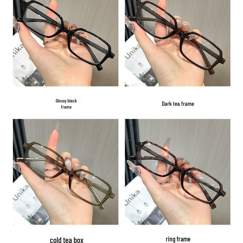 New Wanghong Small Frame Sunglasses: Unisex Korean-Japanese Style, Personalized Square Design, Ultra-Light for Driving and Night Vision