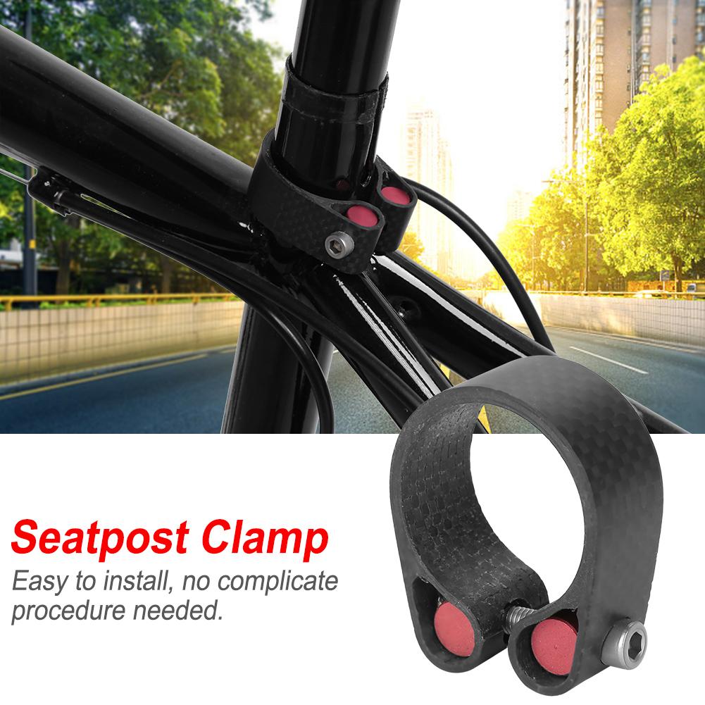 Carbon   Road Mountain Bike Seat Post Clamp Seatpost Locking Clamps (for 27.2mm)