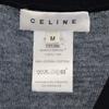 CELINE made in Italy Short sleeve V neck Knit vest M Navy Women Used