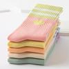 5 Pairs/Set Children's Socks Casual Striped Kids Girls Beauty Socks Spring Autumn Cute Sweet Students Sport Child Sock 3-12Years