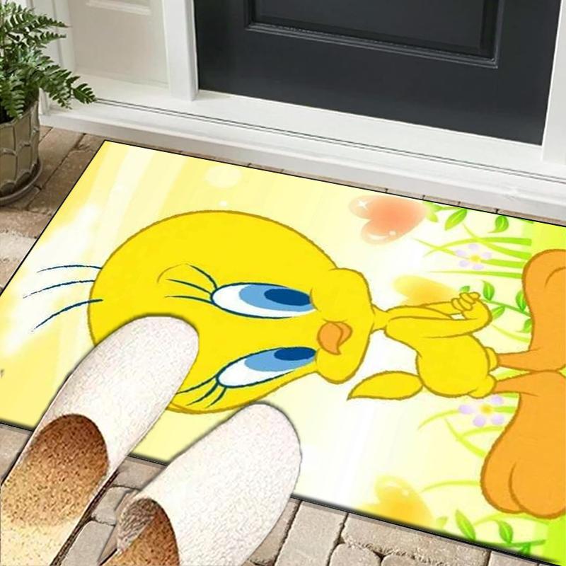 Yellow Bird Office Rug Chair Mat, Game Carpet, Suitable for Front Door, Bedroom, Living Room, Desk, Holiday Gift