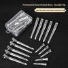 Seamless Stainless Steel Duckbill Clips for Hairdressing