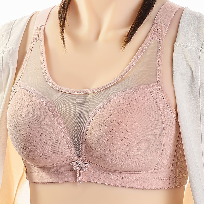 

Женский бюстгальтер без бретелек большого размера с защитой от провисания в сборе со стальным кольцом, противоскользящий светильник, тонкий стиль без бретелек 42/95C розовый