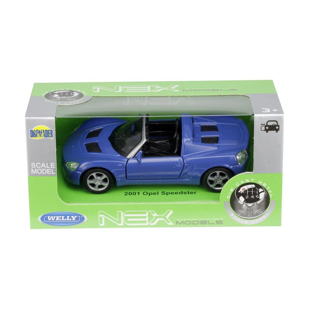 Model 1:34, Opel Speedster 2001, niebieski