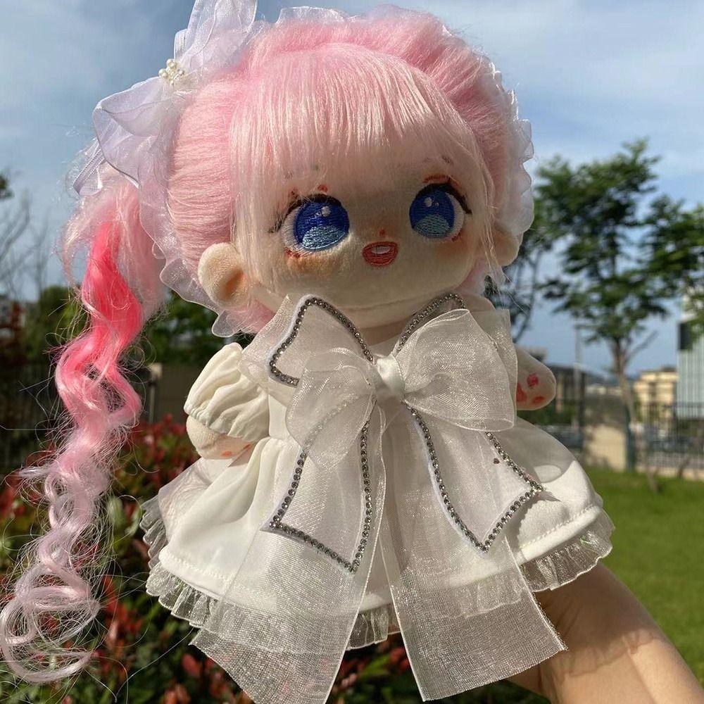 20CM Doll Dress Set Doll Accessories Miniature Dress Suit Doll Clothes  Cotton Stuffed Doll