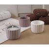 Silicone Mold for DIY Cement Cup with Crystal Effect Trendy Plaster Candle Cup Mirror Silicone Mold