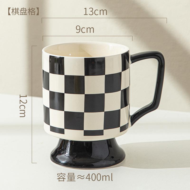 Only For Retro Ceramic Goblets, Household Large-Capacity Mugs, Teacups, Coffee Cups, Milk Cups, Couple Cups.