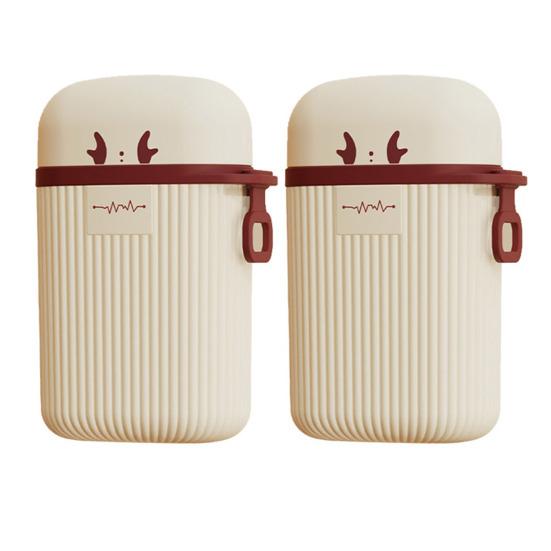 1/2Pcs Soap Boxes with Drain Tray Removable Design Waterproof Compact Size Easy Cleaning Soap Storage Boxes Travel Soap Dish