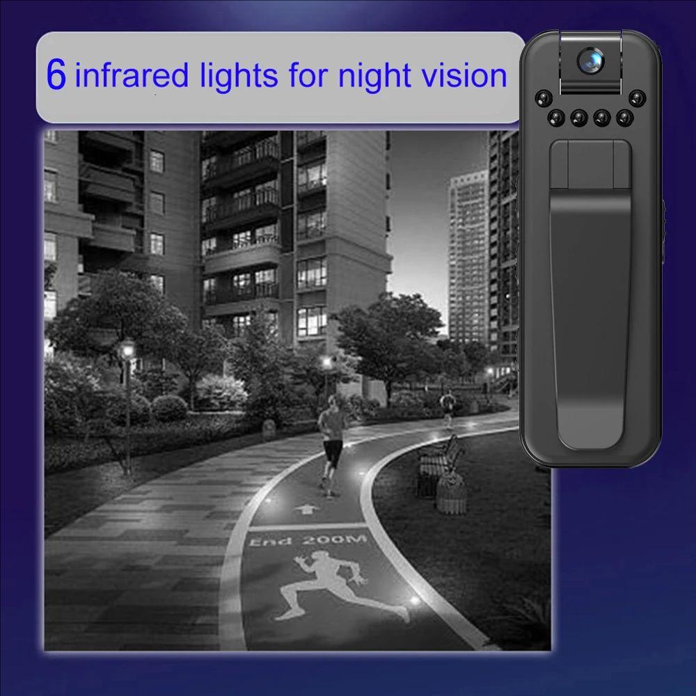 HD 1080P Mini Camera Portable Small Digital Video Recorder Night Vision Video Surveillance Camcorder Police BodyCam Infrared