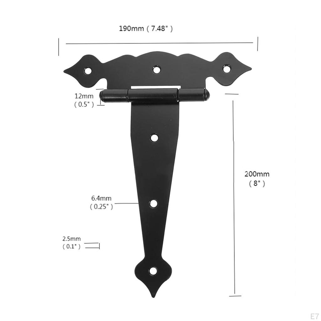 Door Hinges Heavy Duty Tee Residential for Wood Shutter Barn