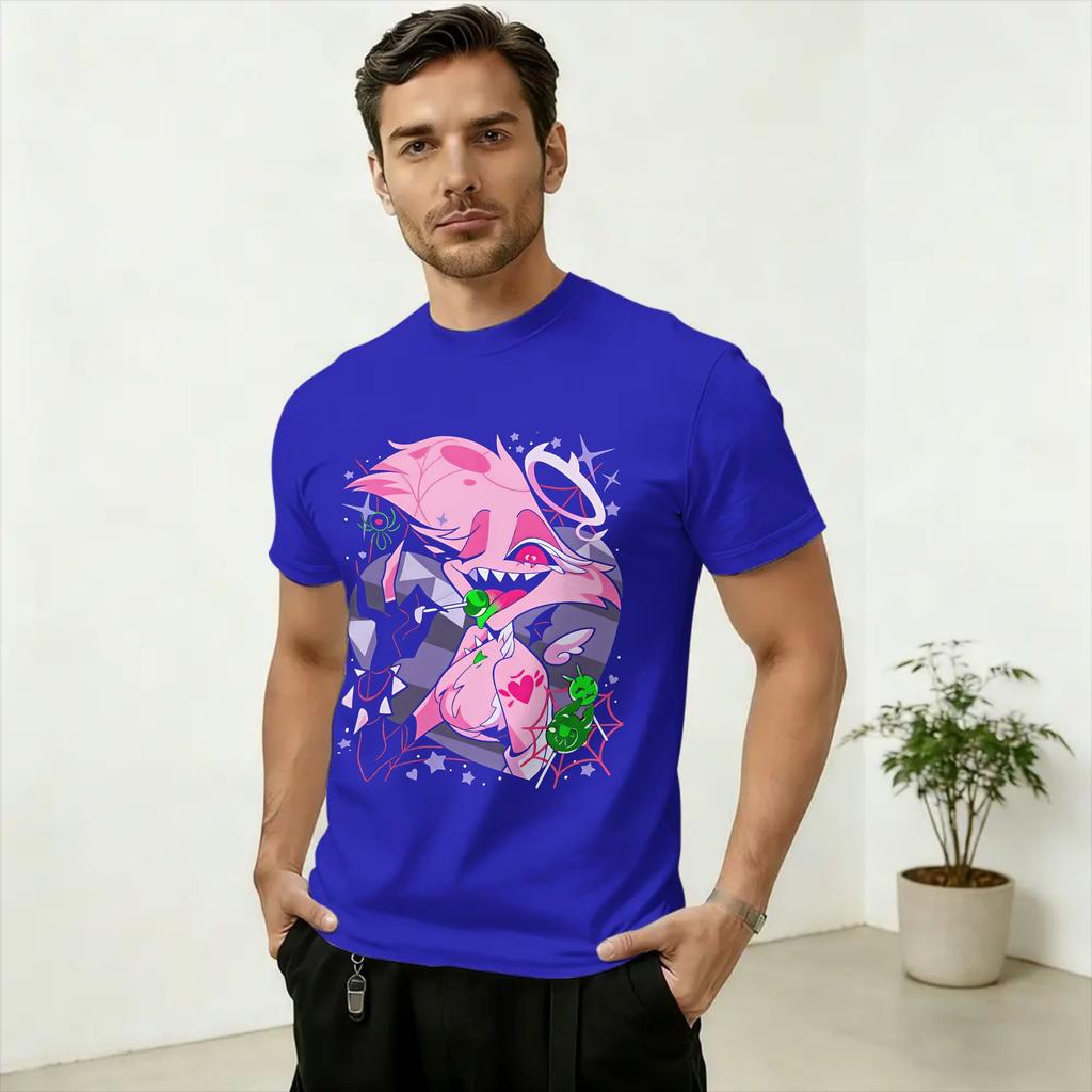 Unisex's T-Shirt Hazbins Hoteling Vox Solo Metal Awesome 100% Cotton Tees Short Sleeve T Shirt Crewneck Clothing Gift Idea