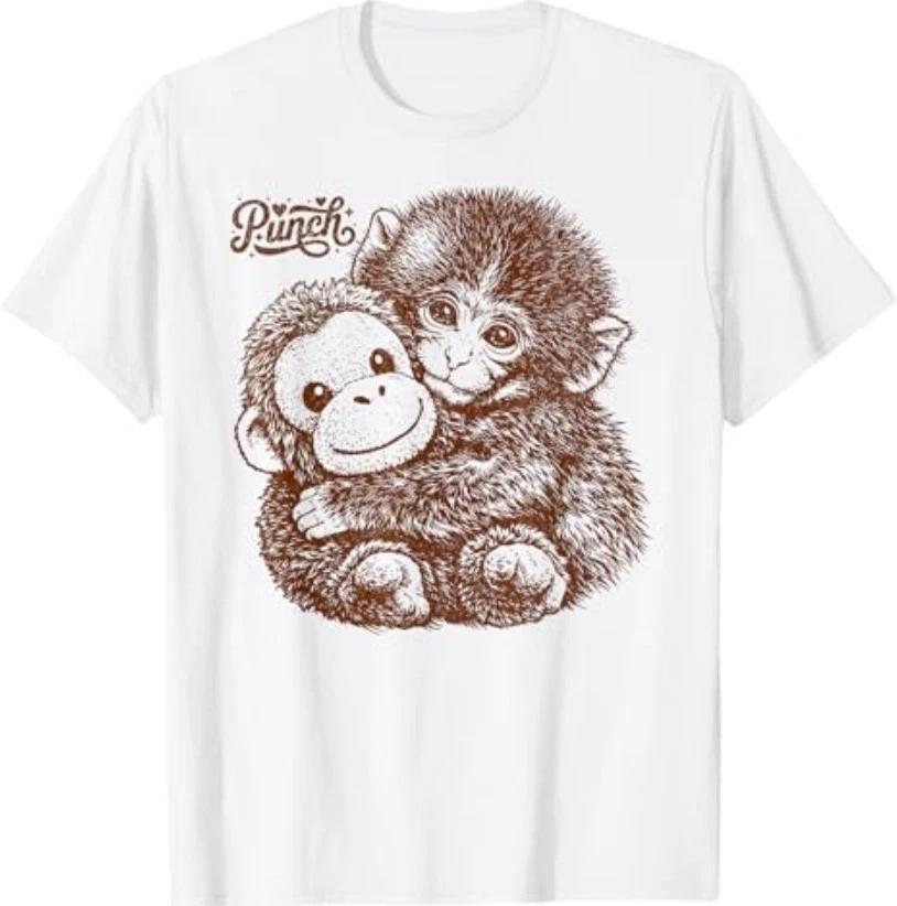 Hang in There Punch Monkey with Plush Orangutan T-Shirt S