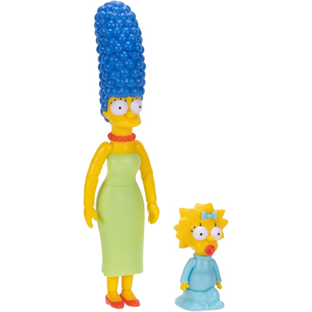 Simpsons Action Figure Wave #3 Marge Simpson and Maggie Simpson 5 Inch Collectible Toy