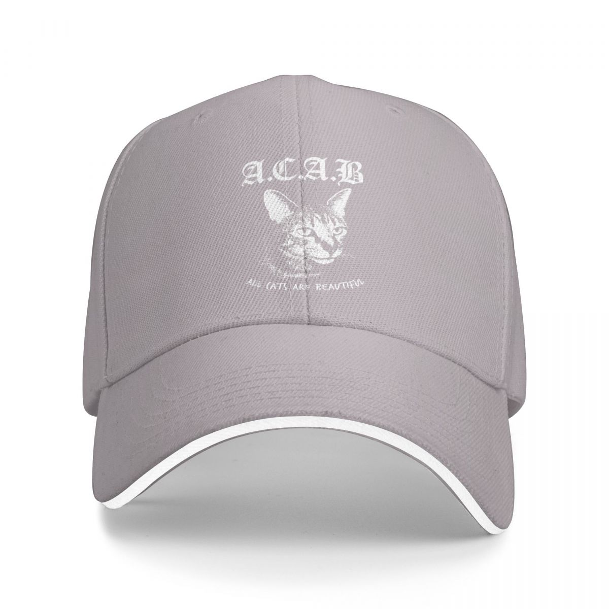 

Літні бейсболки 2023 року ACAB Slogan Merch Стиль унісекс Шапки для водіїв вантажівок Повсякденний капелюх ACAB Snapback One Size