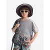 [Moisture-Wicking] Mqd Children's Clothing Boys' Short-Sleeved Summer New Style Children's Gray T-Shirt Baby Base Shirt