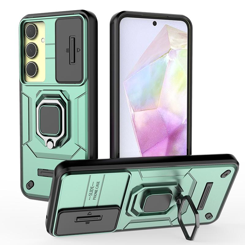Armor Case ForSamsung Galaxy A56 A54 A36 A35 A34 A25 A15 5G Heavy Duty Shockproof Anti-Scratch With Ring Holder Phone Cover