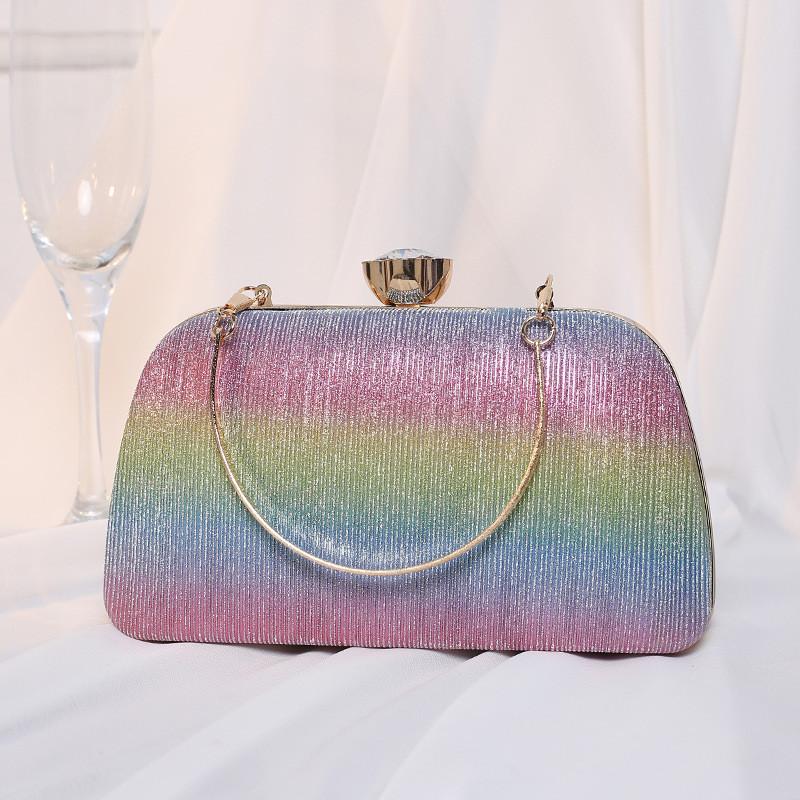Pochette de soirée mode avec fermeture à fermoir pour femmes