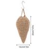 Crochet Wasp Nest Decoy Faux Hornets Nest Repellent with Hook Hanging Wasp Nest Decoy Wasp Nest Trap for Patio Yard