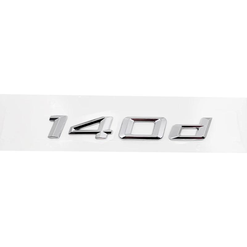ABS Car Rear Trunk Letters Logo Badge Emblem Sticker For BMW 1 Series 116d 118d 120d 125d 130d 135d 140d E81 E82 E87 E88 F20 F21
